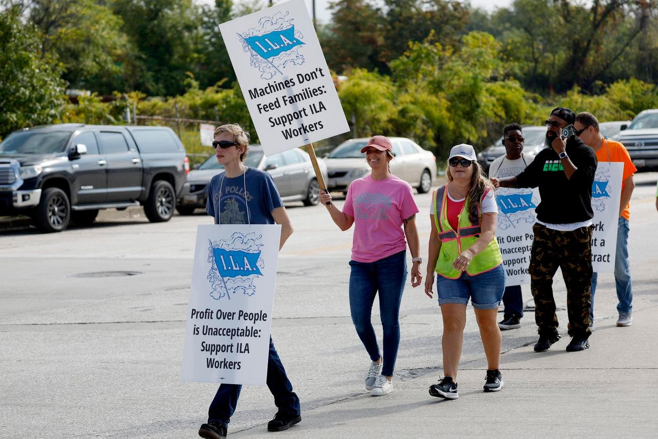 Dockworkers Strike Shuts Down Ports On Gulf And East Coasts