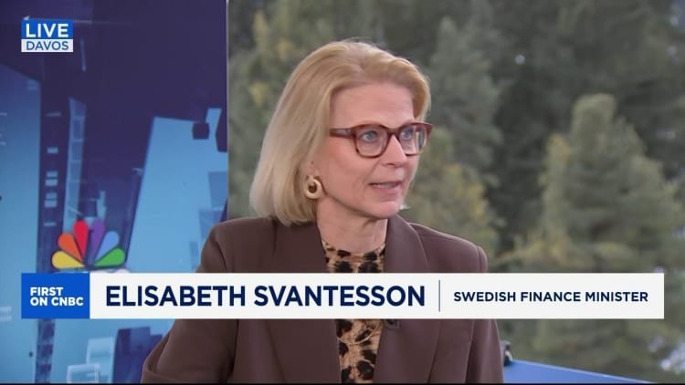 High tariffs won't be good for global economy, says Swedish finance minister