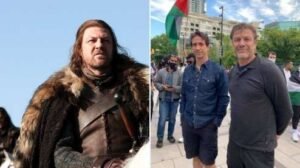 Aktor Sean Bean ikut aksi pawai mendukung Palestina