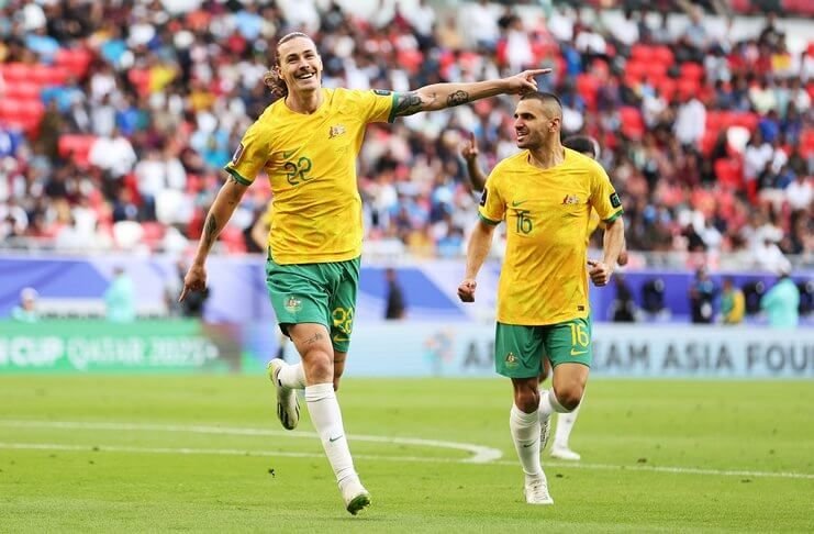 Hasil Piala Asia 2023 Australia Menang dengan Nyaman Cina Tertahan 2 @Socceroos