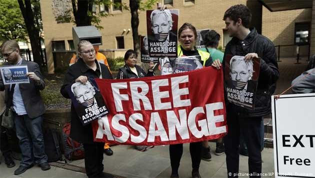 london free assange