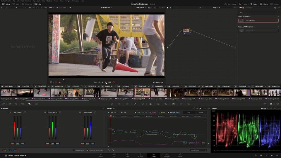 DaVinci Resolve 19 dari Blackmagic hadir dengan pelacakan bertenaga AI dan penilaian warna