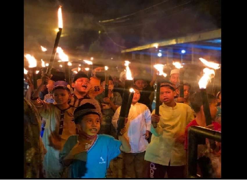 pawai obor takbiran