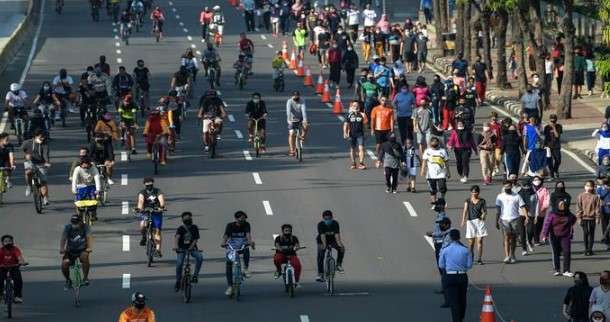 Berjalan kaki dan Bersepeda