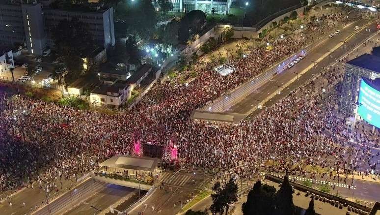 Demonstrasi di Tel Aviv