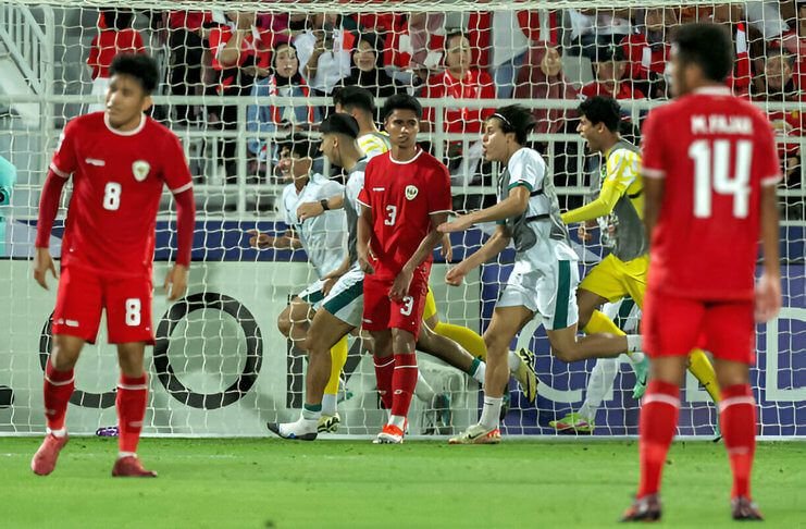 Timnas U 23 Indonesia patah hati oleh gol dari Ali Jasim Getty Images