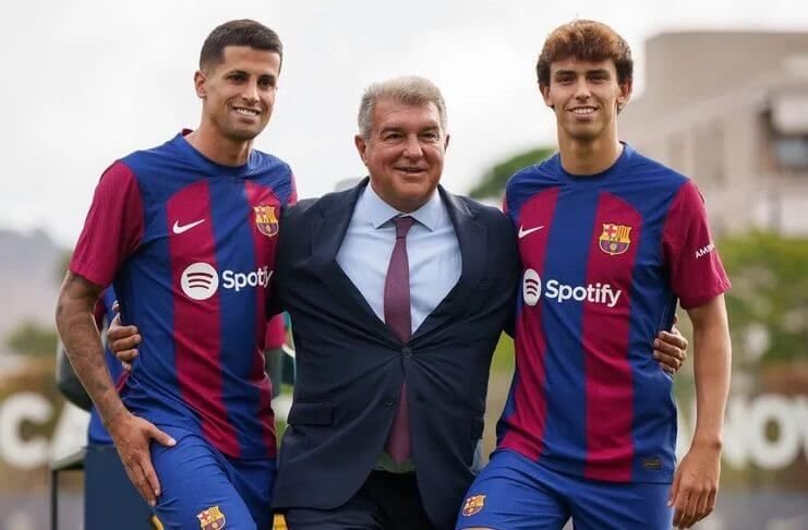 Joan Laporta Buka Peluang Permanenkan Joao Cancelo dan Joao Felix Barca Universal