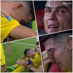 Saudi Ronaldo nangis