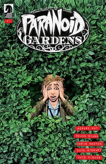 Sampul untuk edisi 1 Paranoid Gardens