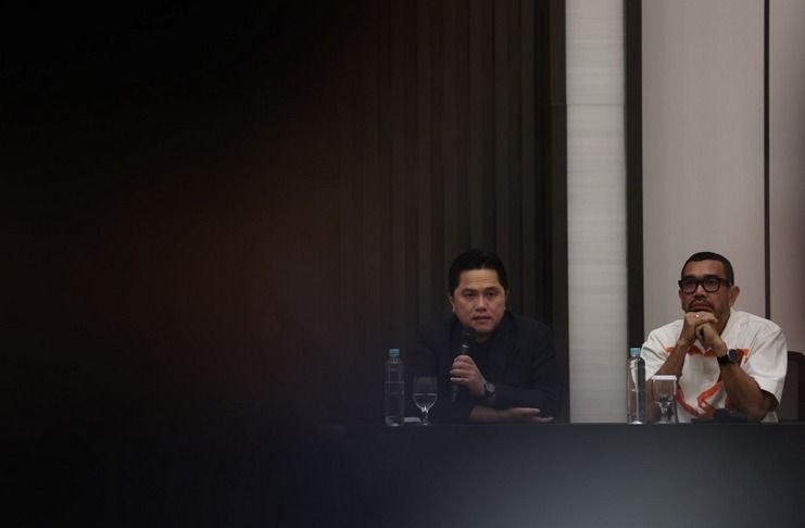 Erick thohir arya sinulingga pssi