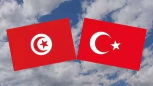 Bendera Tunisia dan Turki