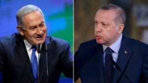 Presiden Recep Tayyip Erdogan dan Benjamin Netanyahu