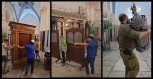 pendatang haram yahudi menodai masjid ibrahimi di Kota Tua 1