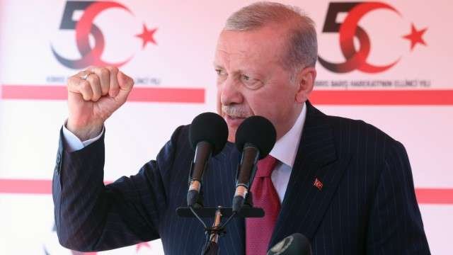 Presiden Recep Tayyip Erdogan setahun perang Gaza