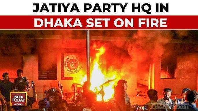 Jatiya dibakar