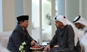 Prabowo dan Presiden UEA Mohammed bin Zayed Al Nahyan