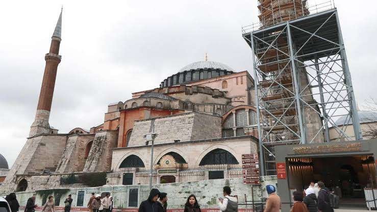 HagiaSophia restorasi