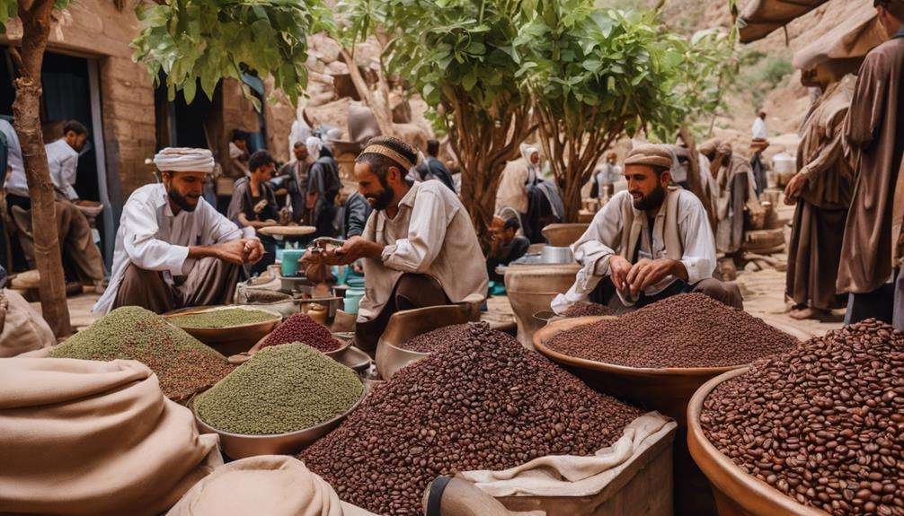 Pedagang kopi yaman