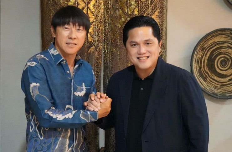 erick thohir shin tae yong ig