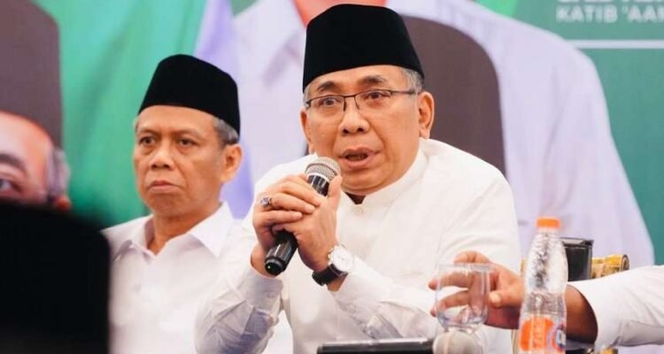 Ketua Umum Pengurus Besar Nahdlatul Ulama PBNU Yahya Cholil Staquf