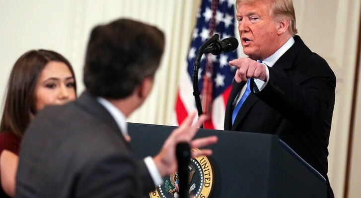 Donal Trump Jim Acosta