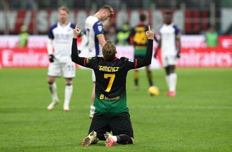 Hasil Liga Italia Napoli dan Atalanta Imbang AC Milan Menang Tipis Santiago Jimenez Football Italia