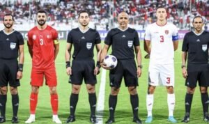 Laga Bahrain vs Indonesia yang dipimpin wasit Arab dari Oman vnexpress.net