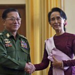 Min Aung Hlaing dan Aung San Suu Kyi1