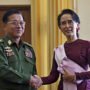 Min Aung Hlaing dan Aung San Suu Kyi1