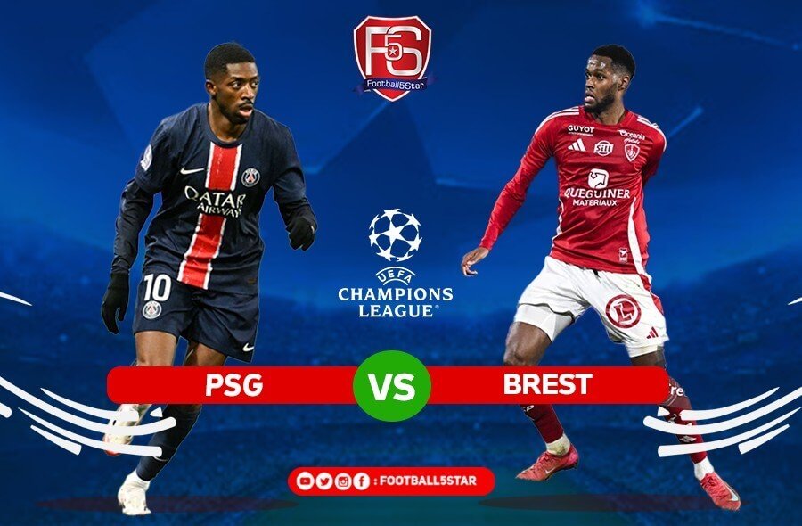 Prediksi UCL Paris Saint Germain vs Stade Brest