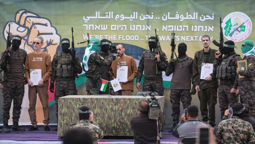 Tawanan Hamas dibebaskan