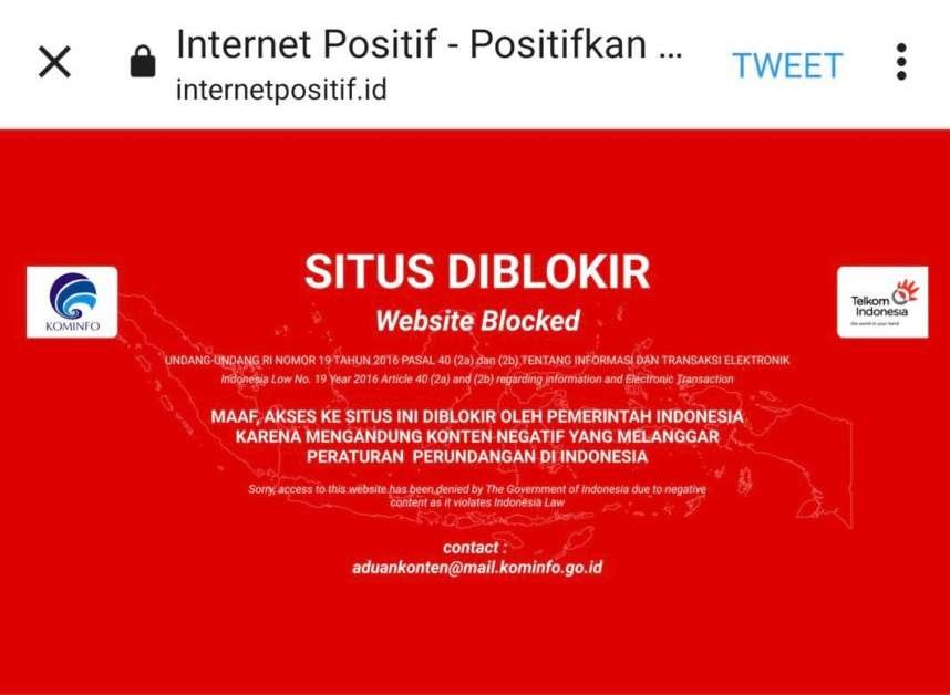 judi online trust positif web diblokir