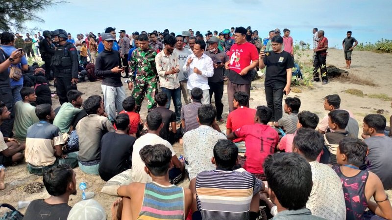 Azwir muhajirin Rohingya di Aceh1