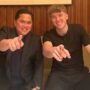 Erick Thohir bersama Ole Romeny Instagram @erickthohir