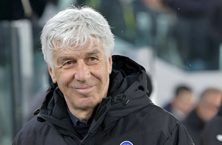 Gian Piero Gasperini pada laga Juventus vs Atalanta Getty Images