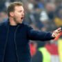 Julian Nagelsmann memberikan instruksi kepada para pemain timnas Jerman Getty Images