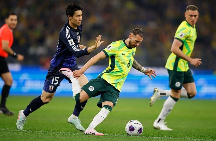 Australia Kalahkan Jepang Indonesia Dipastikan Gagal Lolos Langsung ke Piala Dunia 2026 2 @Socceroos