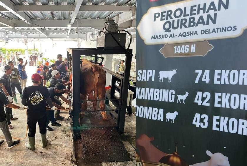 daging qurban idul adha masjid al aqsho BSD 1