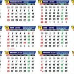 Kalender 2025 lengkap jumlah hari bulan Januari