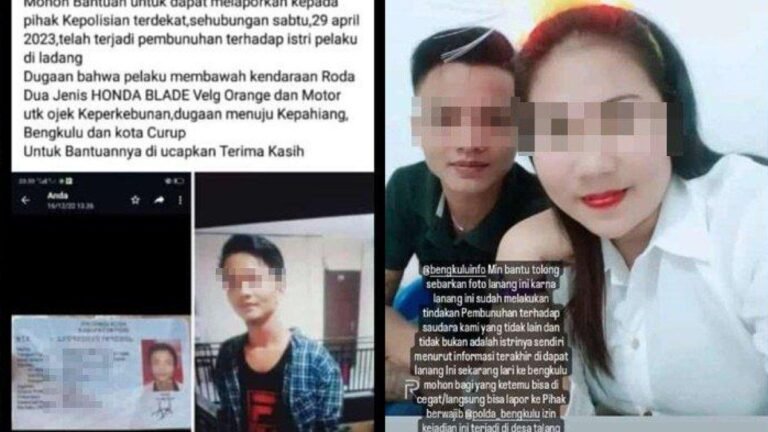 viral kasus pembunuhan di empat lawang sumatera selatan suami kabur - Info Malang Raya