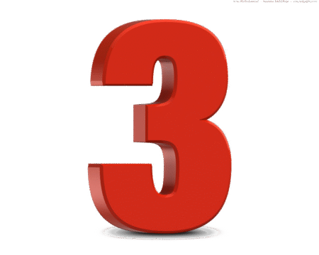 3 Number PNG Image File - Info Malang Raya