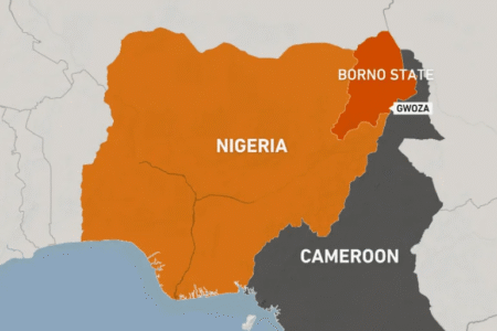 Borno Nigeria peta - Info Malang Raya