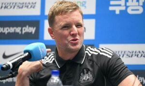 Eddie Howe dalam konferensi pers Getty Images - Info Malang Raya