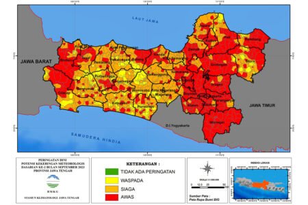 peta kerawanan kekeringan di jawa tengah foto bmkg km9j4 t2yv - Info Malang Raya