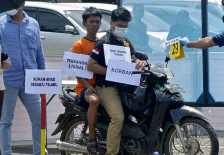rekonstruksi penculikan dan pembunuhan anak di makassar oet - Info Malang Raya