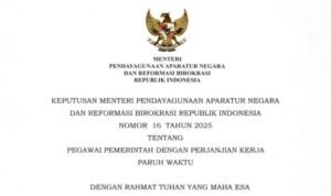 PPPK Paruh Waktu Lihat Aturan Jam Kerja dari Kepmenpan RB No 16 Tahun 2025 - Info Malang Raya