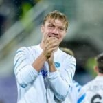 Rasmus Hojlund semringah setelah debut apik bersama Napoli Getty Images - Info Malang Raya