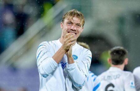 Rasmus Hojlund semringah setelah debut apik bersama Napoli Getty Images - Info Malang Raya