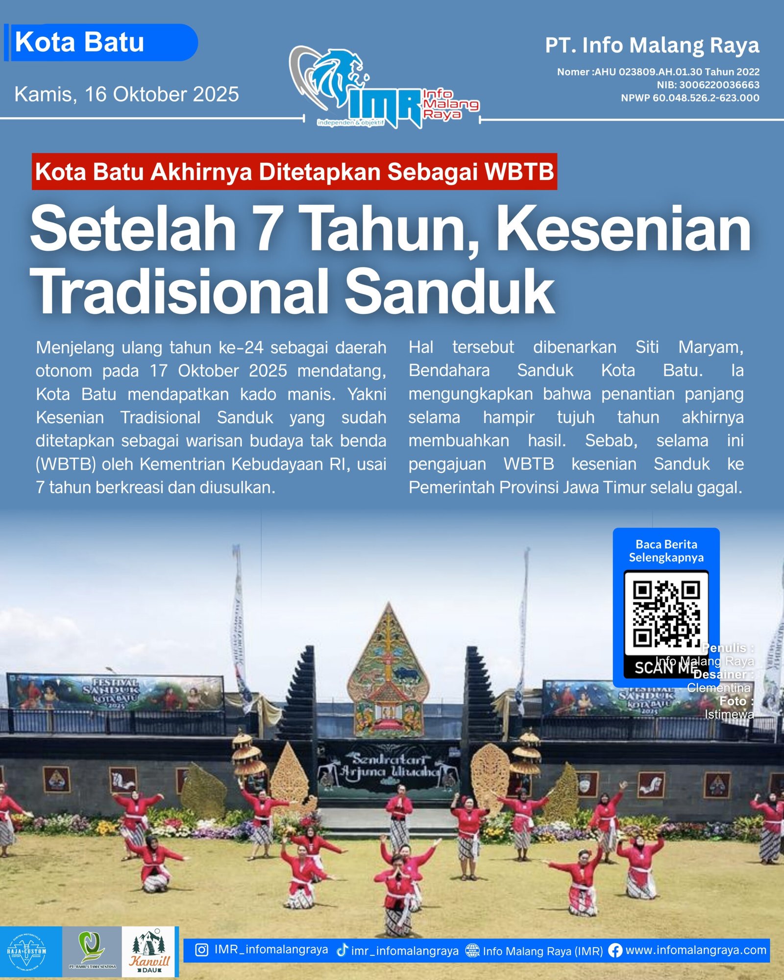 Cover Harian IMR - Kamis, 16 Oktober 2025 - Info Malang Raya 1 10 scaled - Info Malang Raya