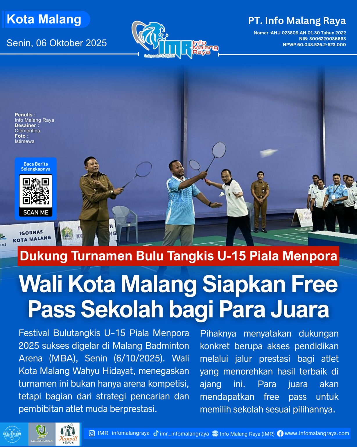 Cover Harian IMR – Senin, 06 Oktober 2025 2 3 - Info Malang Raya